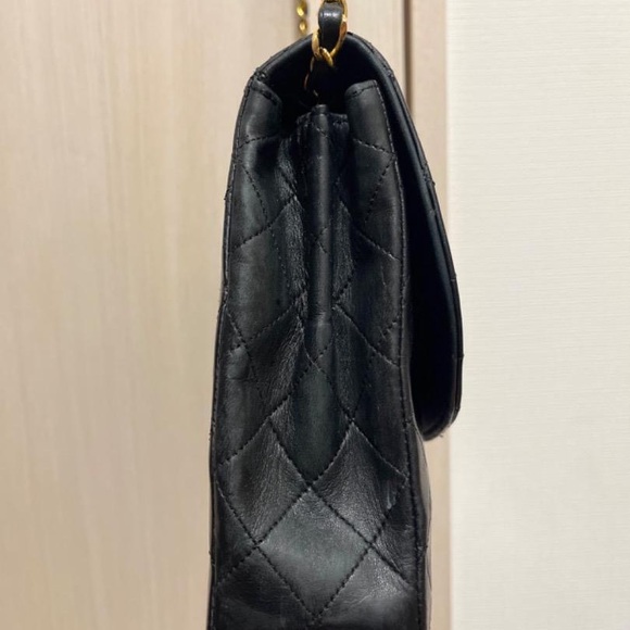 CHANEL Chain Shoulder Bag Matelasse Black Gold 240911N - Picture 1 of 3